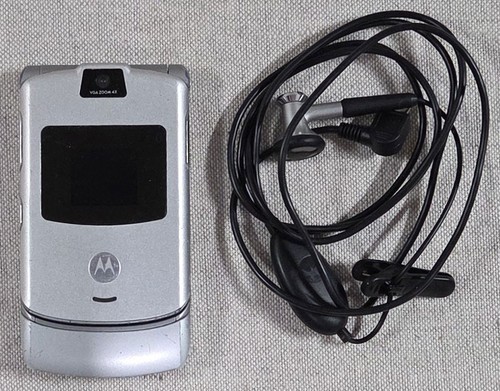 Motorola razr telefono flip - v3,