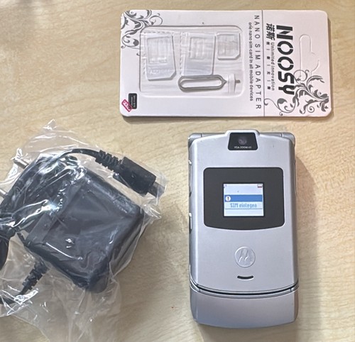 Motorola razr silver - motorola, v3