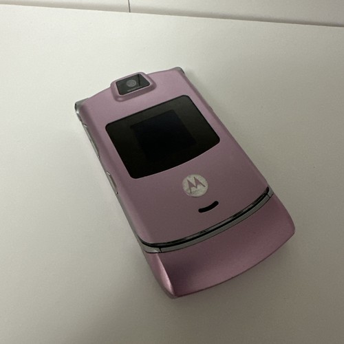 Motorola razr pink and - pink,